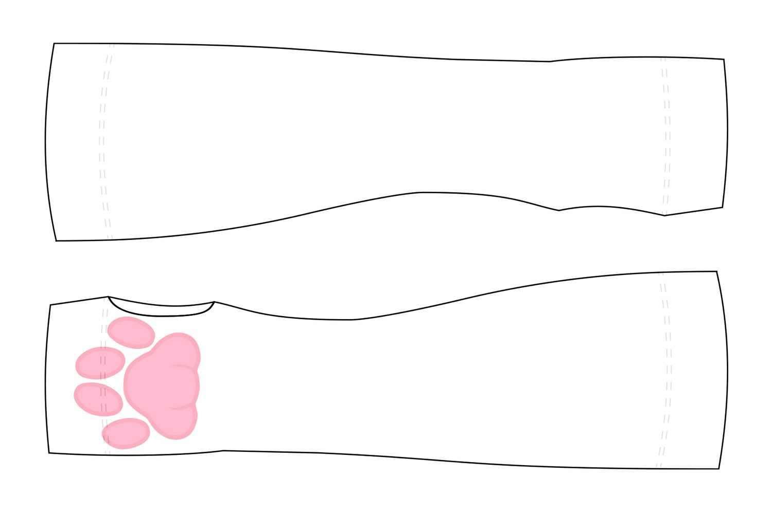 White Kitty - Arm Warmers