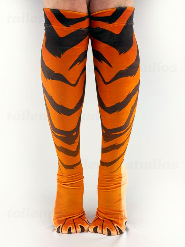 Tiger ORANGE - Mochi Pawsocks