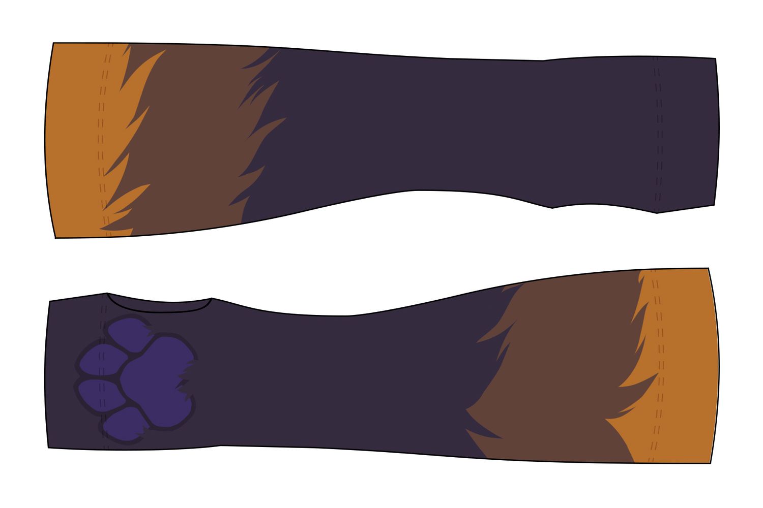German Shepherd - Arm Warmers