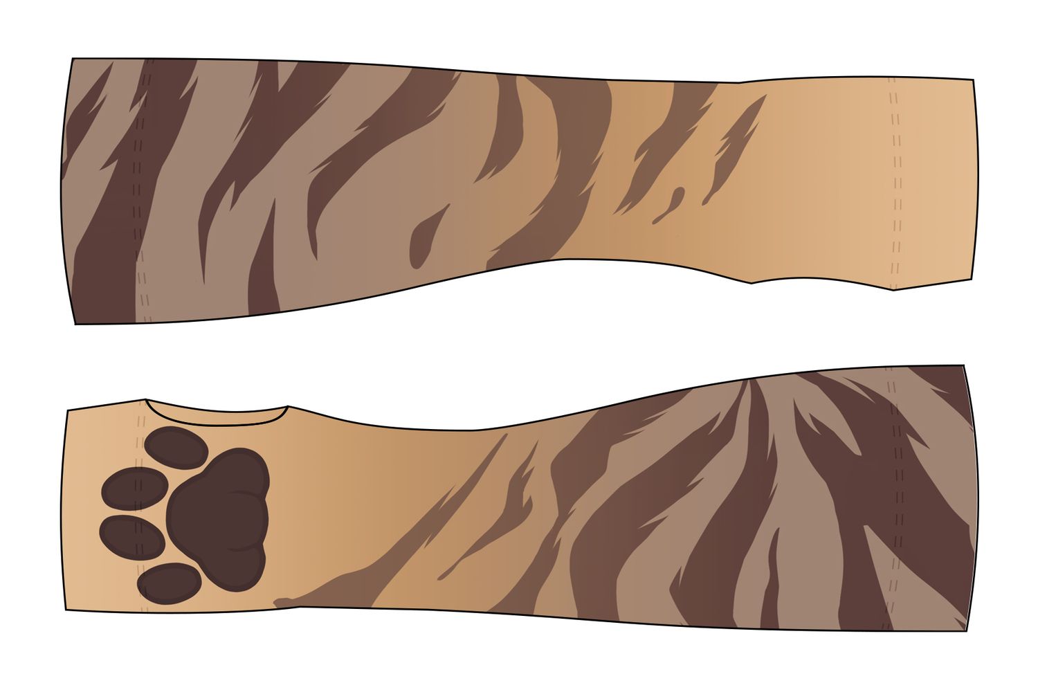 Tabby Cat - Arm Warmers
