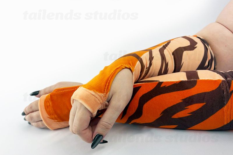 Tiger ORANGE - Arm Warmers