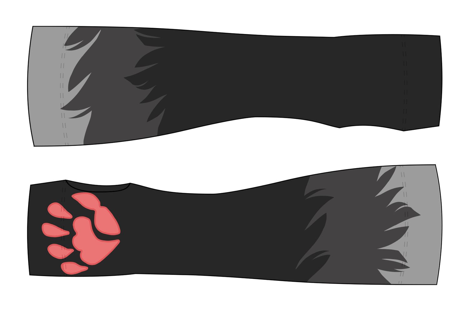 Opossum - Arm Warmers