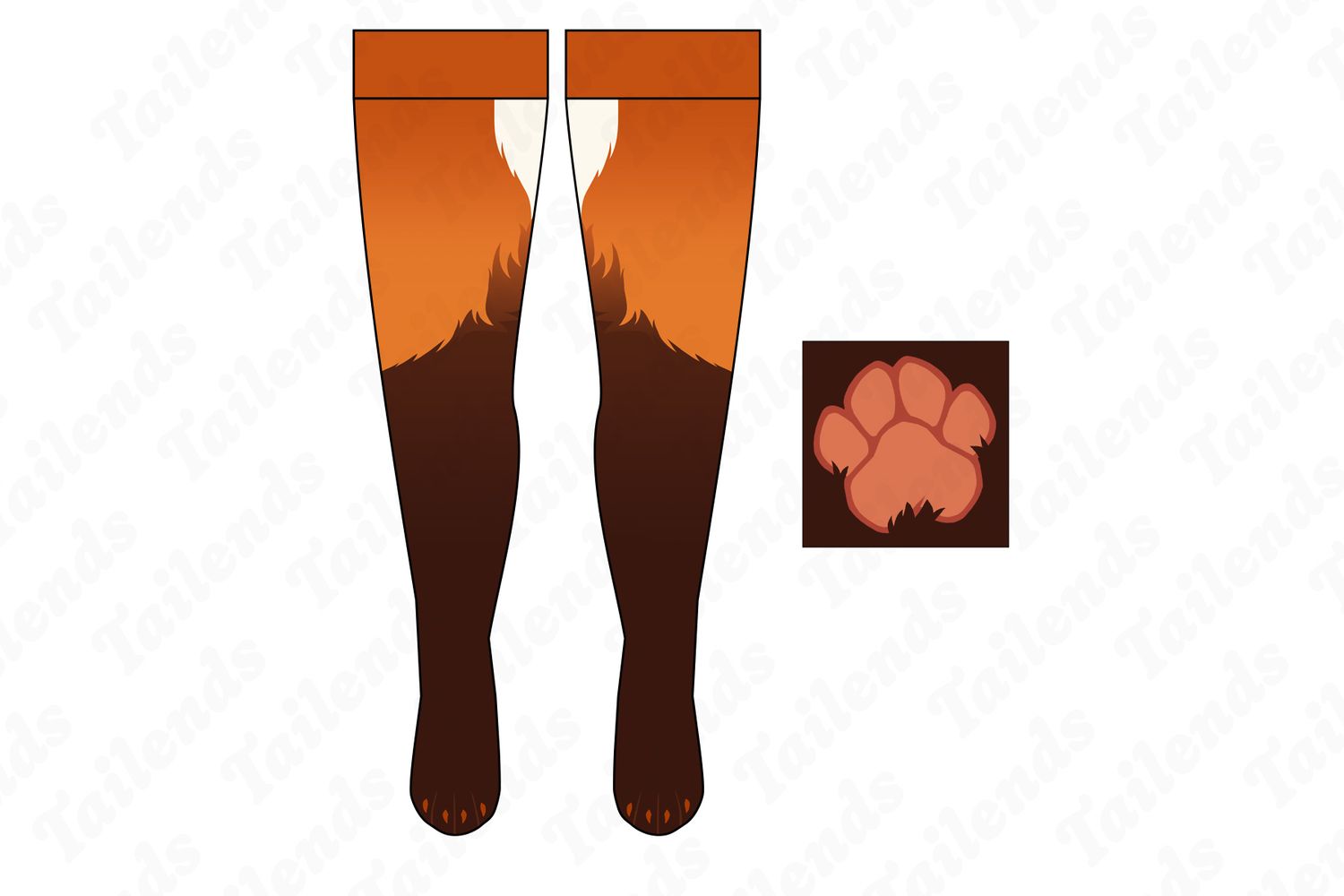 Fox - Thigh High Socks