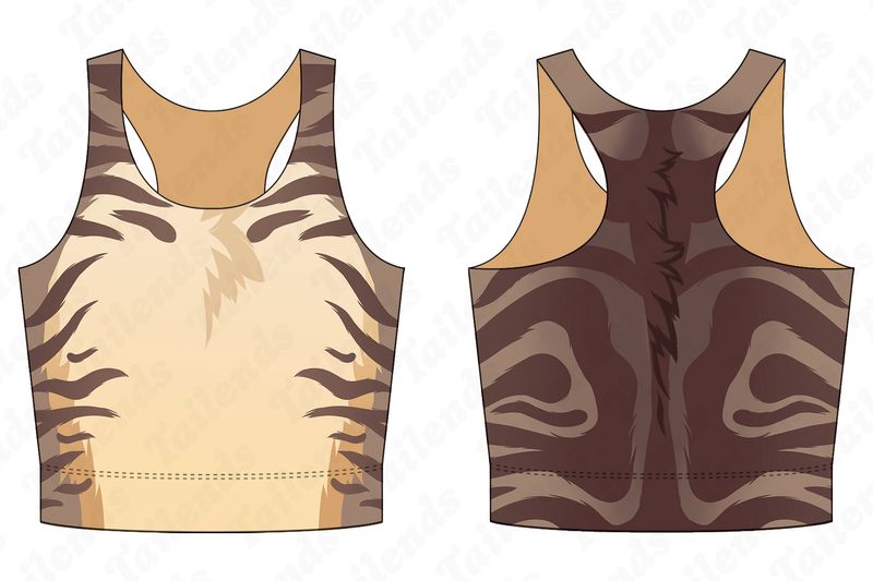 Tabby Cat - Racerback Crop