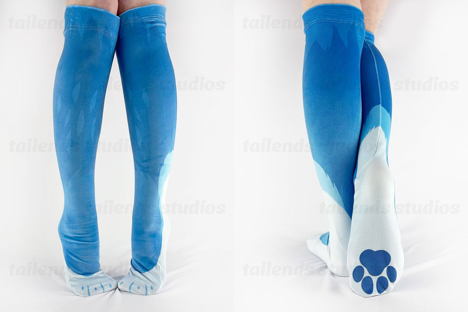 Full Moon BLUE - Mochi Pawsocks