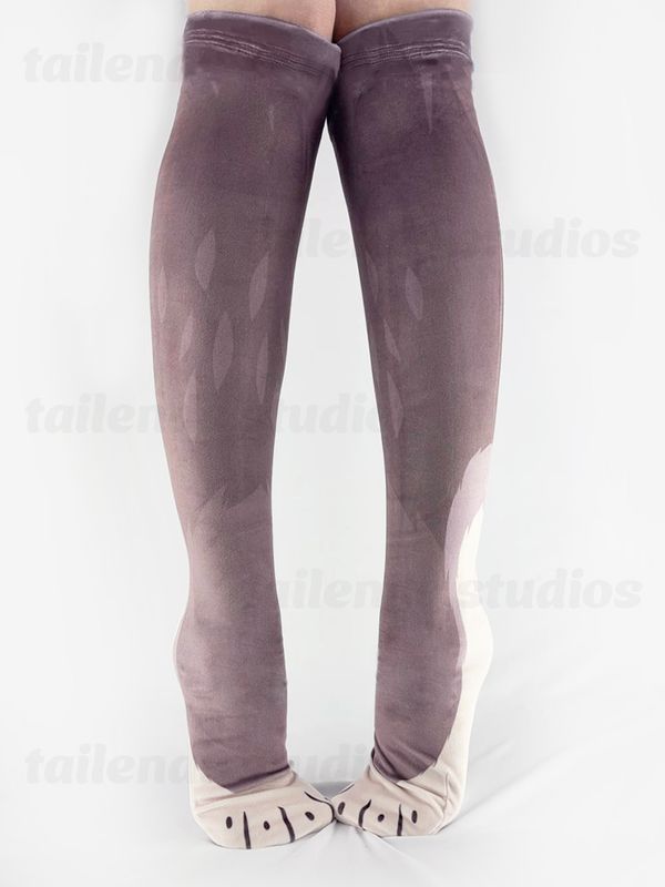 Full Moon GREY - Mochi Pawsocks