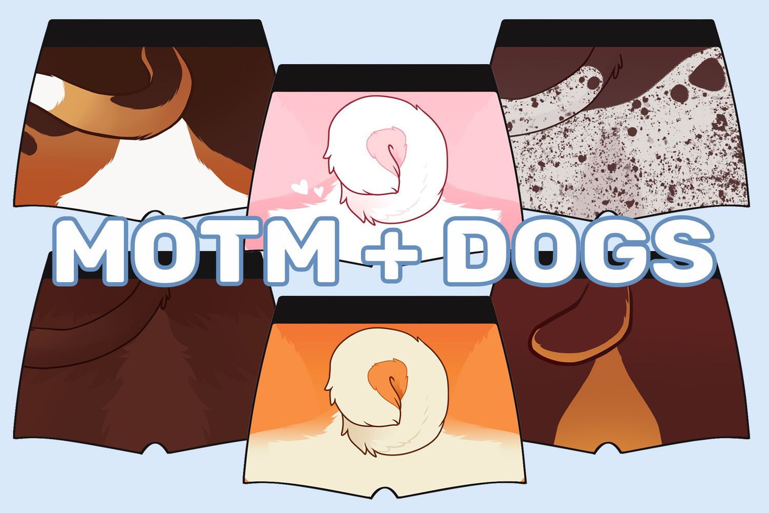 Mutt of the Month + Dogs (2026) - Boxer Brief