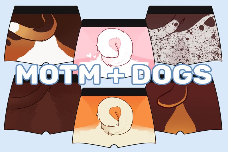 Mutt of the Month + Dogs (2026) - Boxer Brief