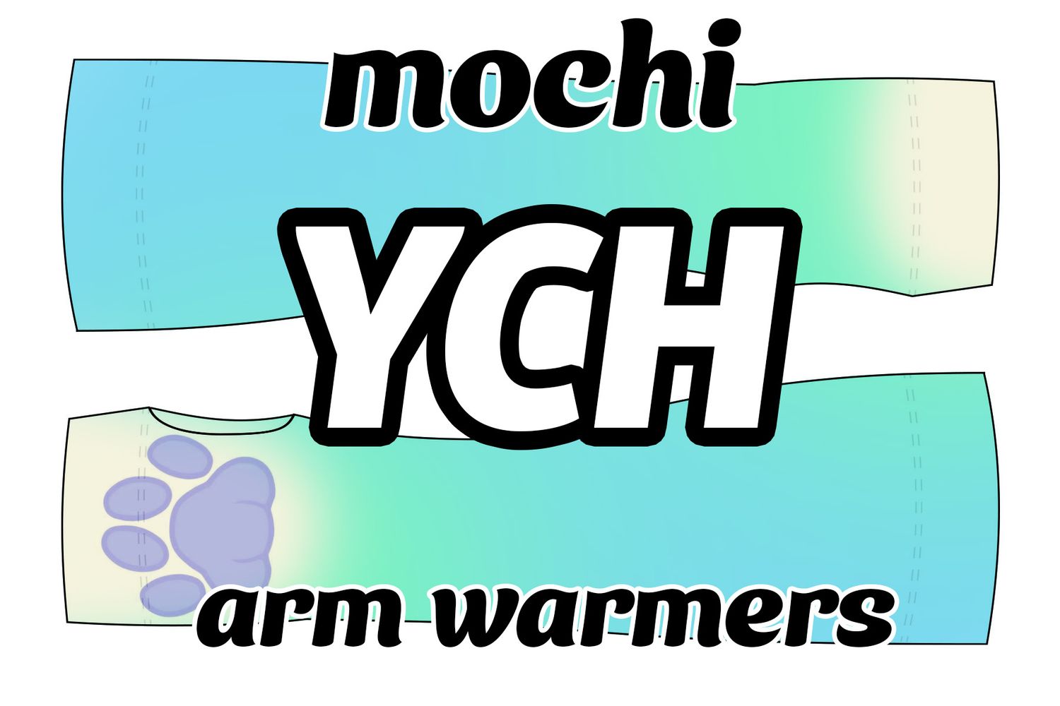 YCH - Mochi Arm Warmers