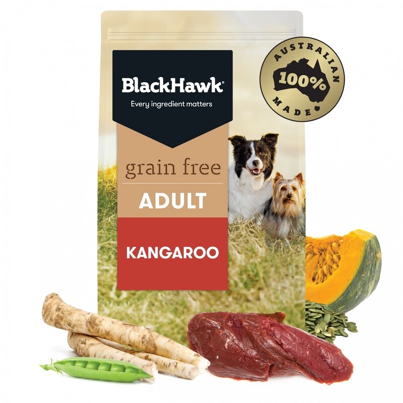 Black Hawk – GRAIN FREE – Holistic – Adult Dog – Kangaroo