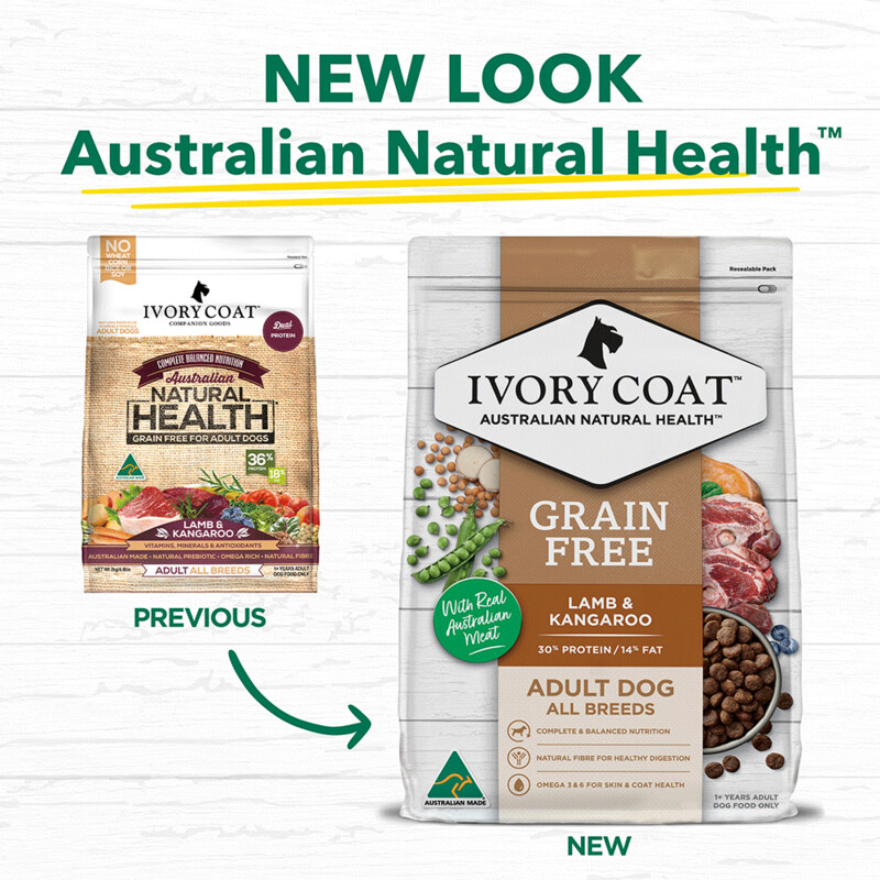 Ivory Coat – Adult Dog – Grain Free – Lamb &amp; Kangaroo