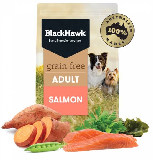 Black Hawk - Adult Dog - GRAIN FREE - Salmon