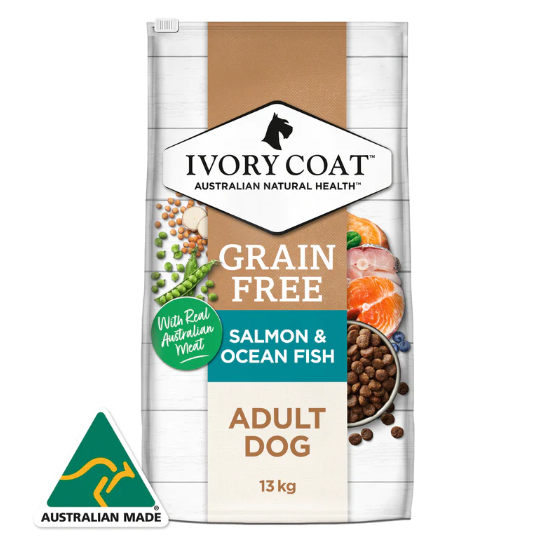 Ivory Coat - Adult Dog - GRAIN FREE - Salmon &amp; Ocean Fish