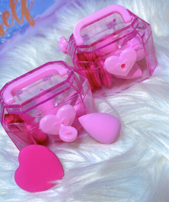 Glam Lock Box with Mini Beauty Blenders