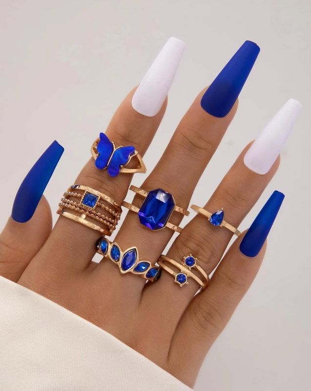 Royal Sapphire Ring Set