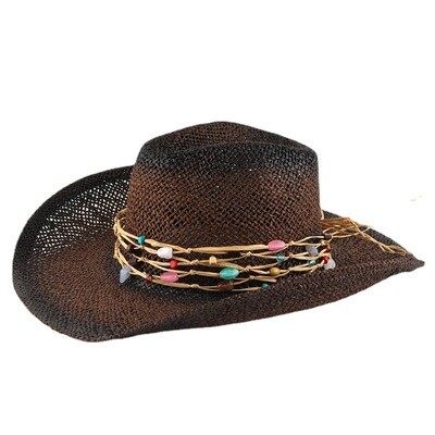 Western Cowboy Straw Hat