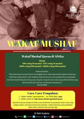 Wakaf Mushaf Al-Quran di Afrika
