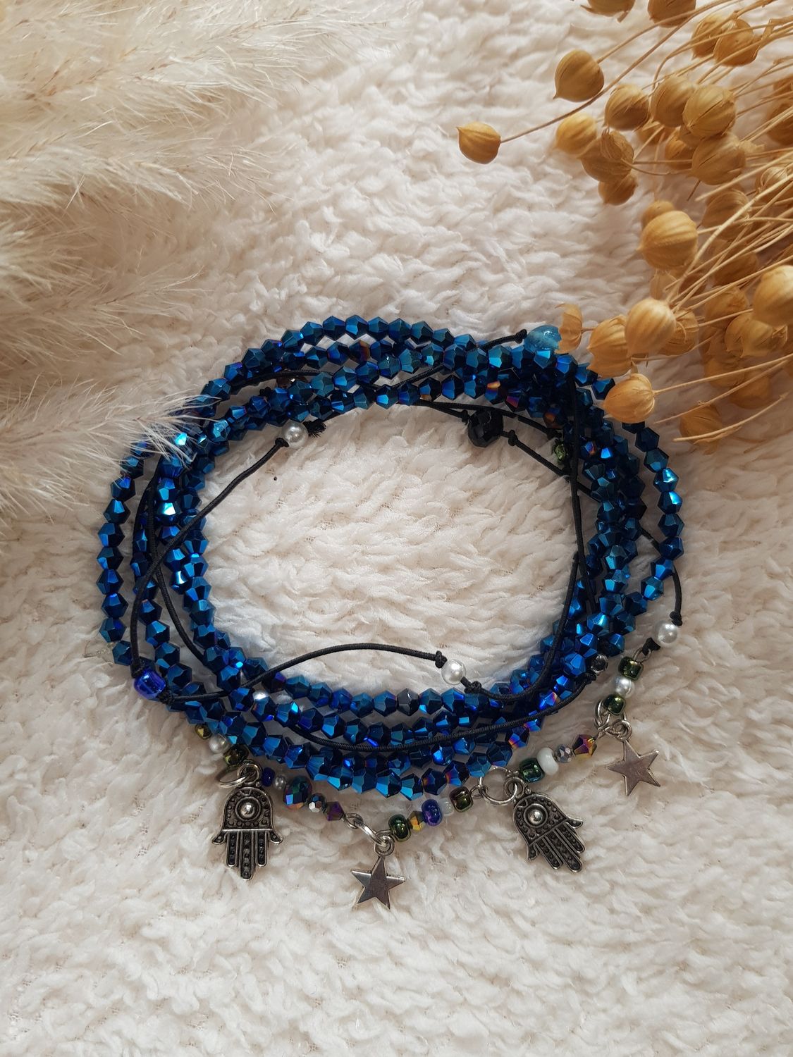 NAVY BLUE Waist Jewelry Set