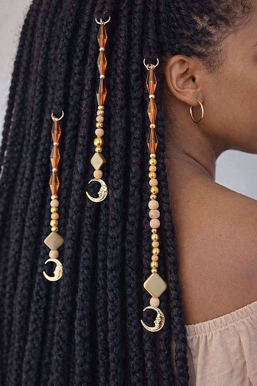 Summer Moon ( Hair String )