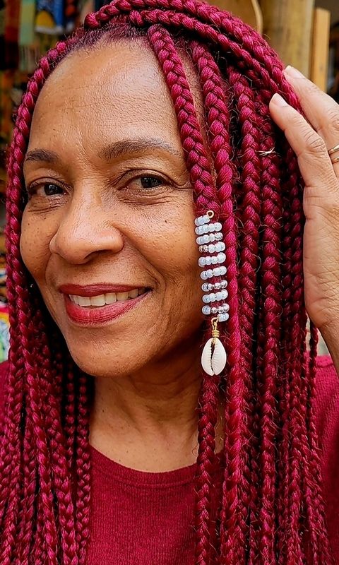 Tall Beaded Hair Cuff