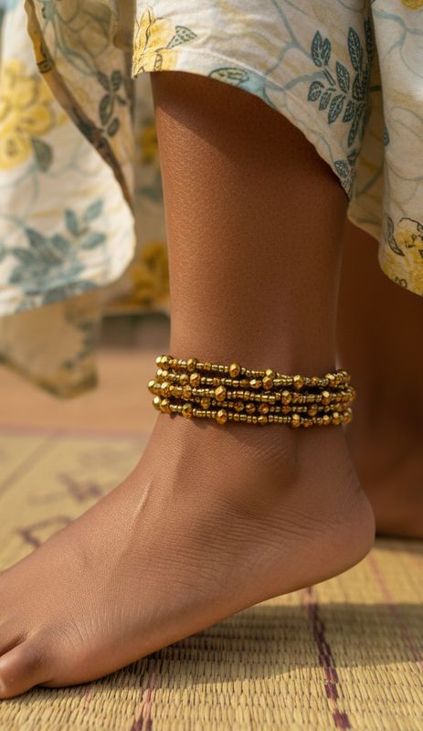 Magnetic Gold (waist and ankle Jewelry)