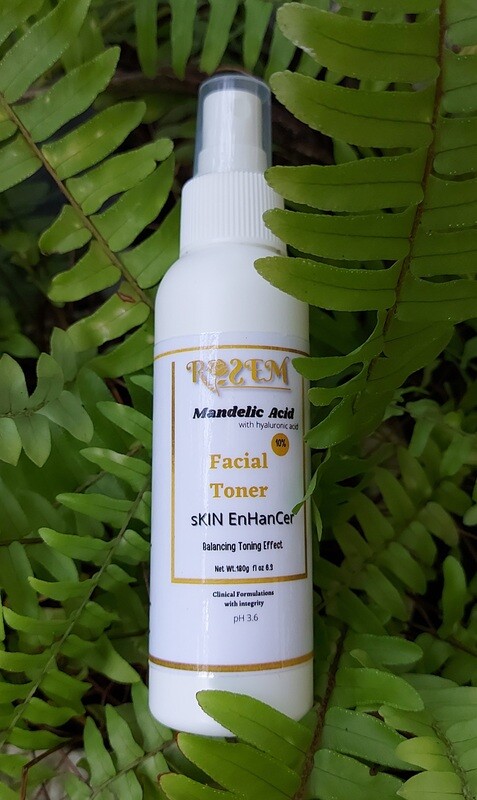 Mandelic Acid &amp; Hyaluronic Acid Toner 4oz