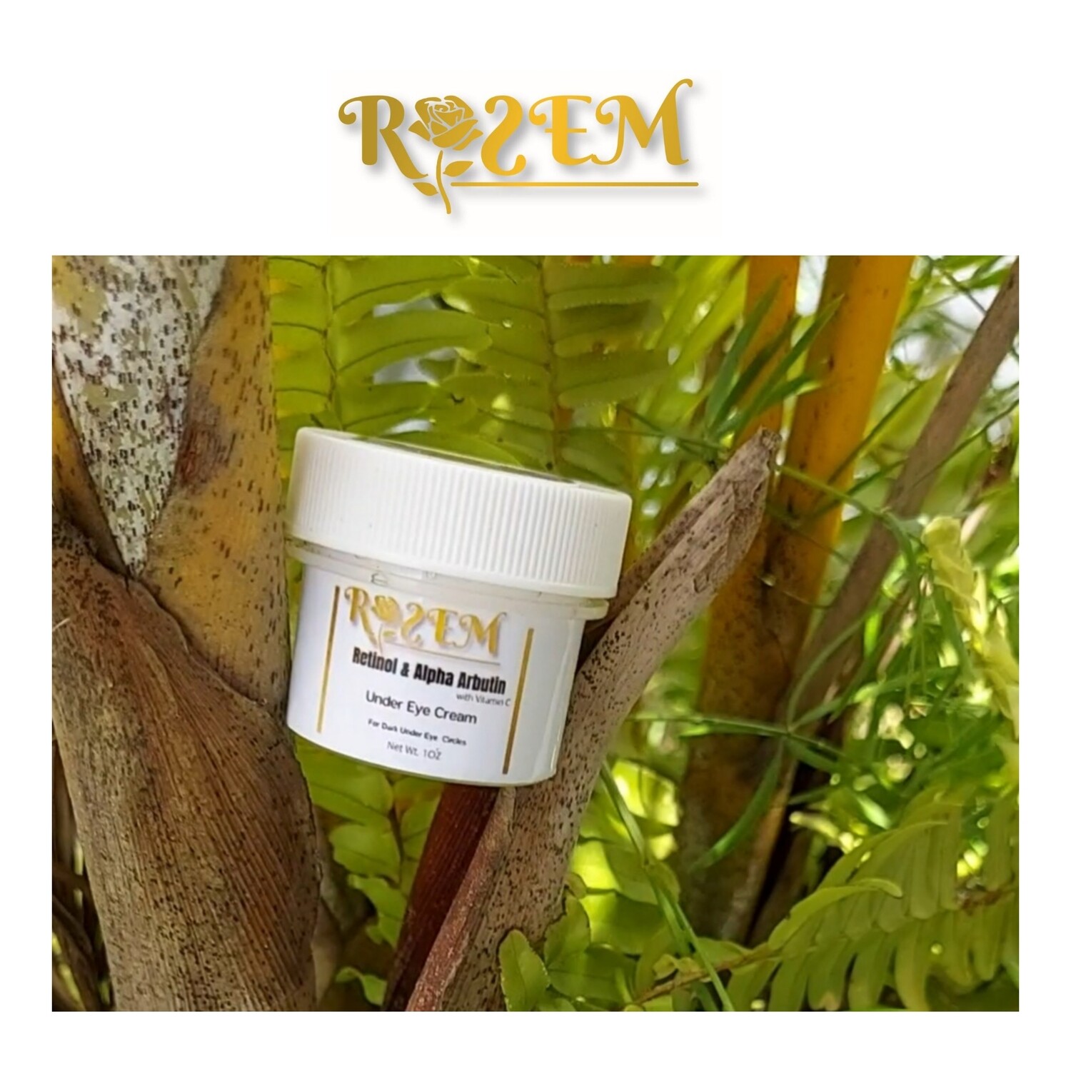 Retinol Under Eye Correction Cream 1oz ( Also Contains Alpha Arbutin + Vitamin C)