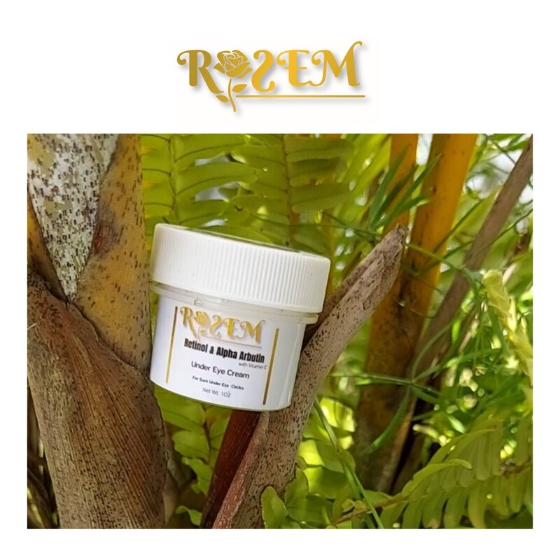Retinol Under Eye Correction Cream 1oz ( Also Contains Alpha Arbutin + Vitamin C)