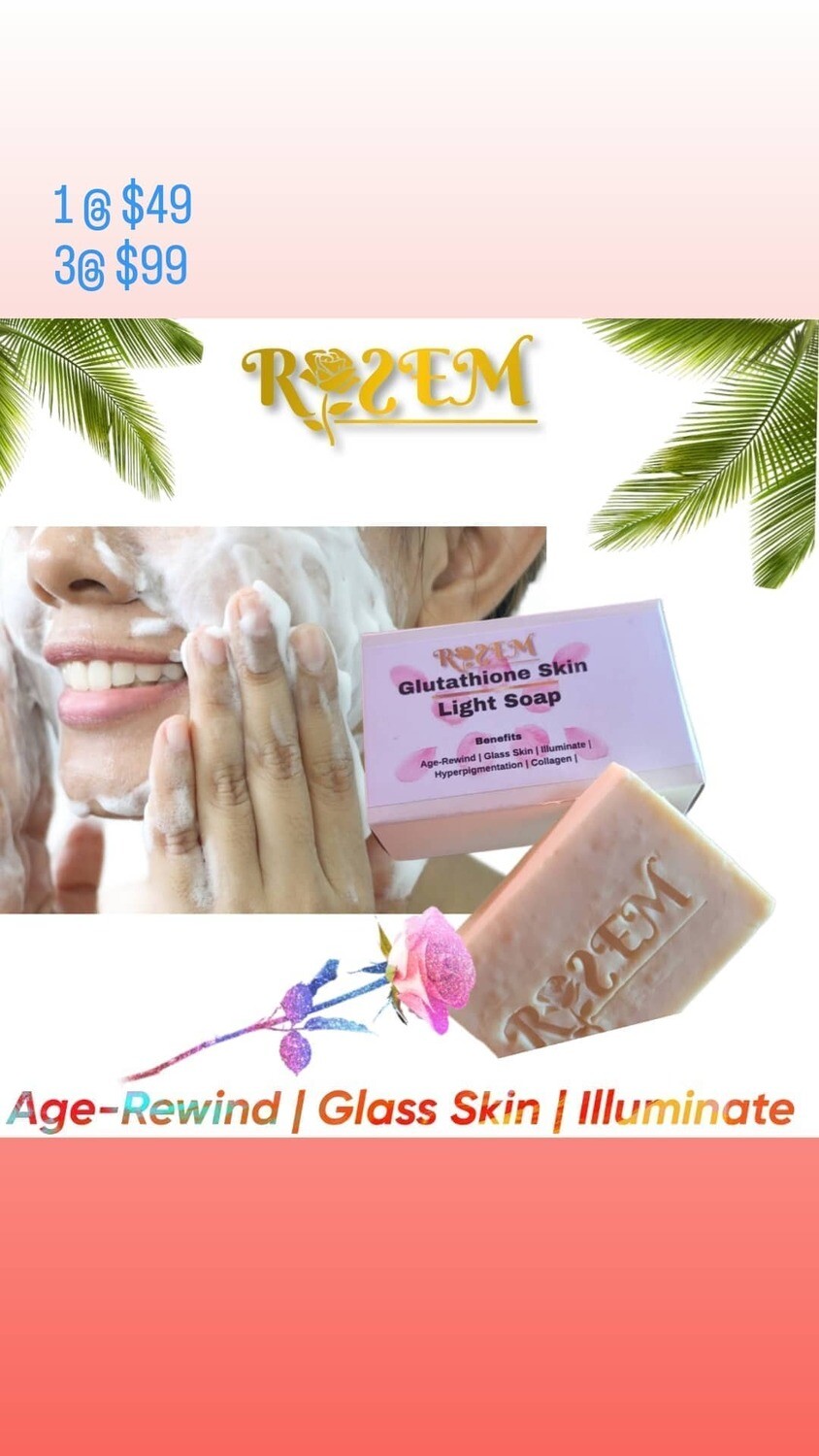 Glutathione Skin Lightening Soap- Regular size