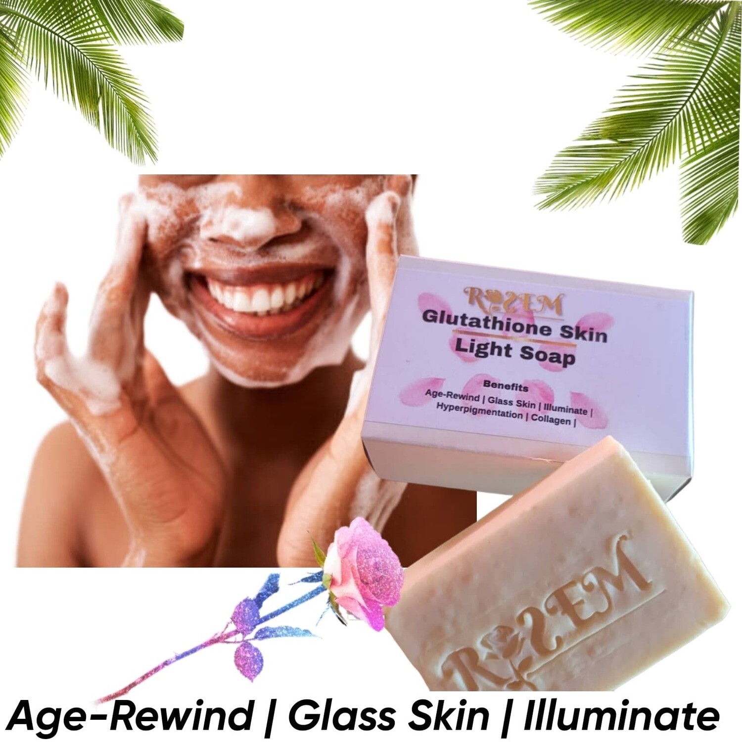 Glutathione Skin So Bright Soap- Regular size