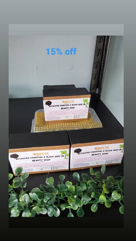 Activated Charcoal &amp; Blackseed Oil Beauty Soap
