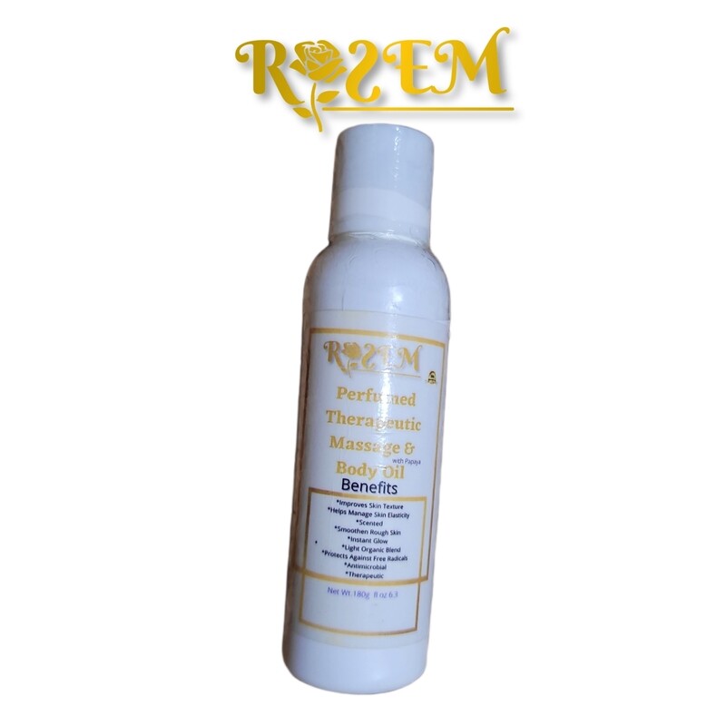 Therapeutic Grade Massage &amp;  Body Oil Scented 4oz