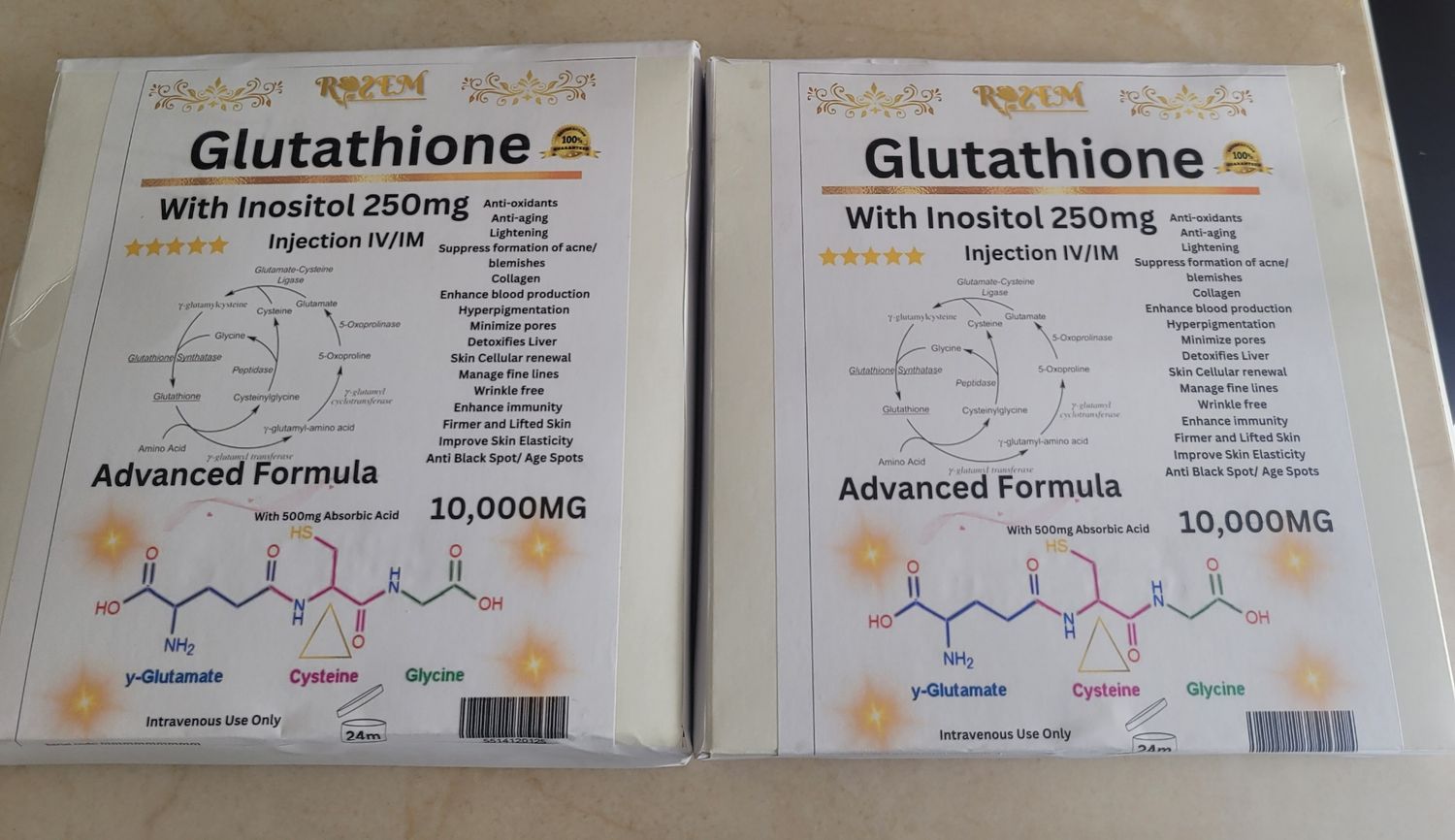Glutathione 10,000mg IV for Injections