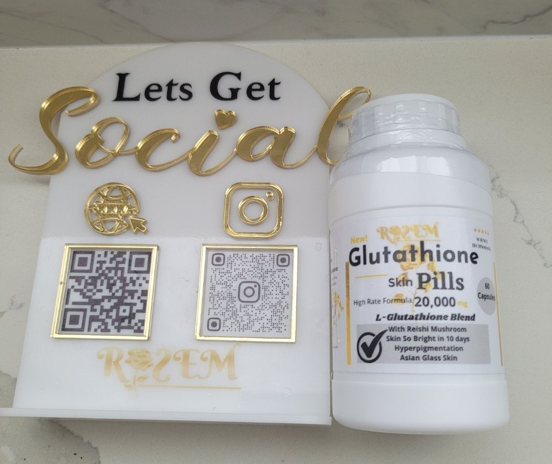 Glutathione 20,000mg Skin So Bright Pills