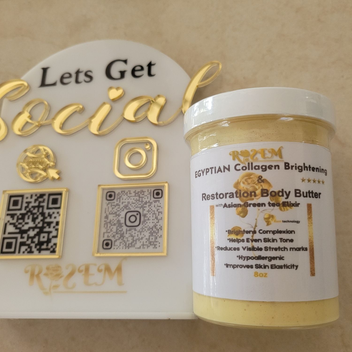 Egyptian Collagen Restoration Body Butter 8oz