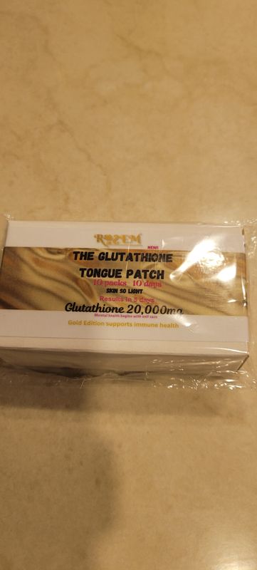 The Glutathione 20,000mg Skin So Bright Tongue Patch