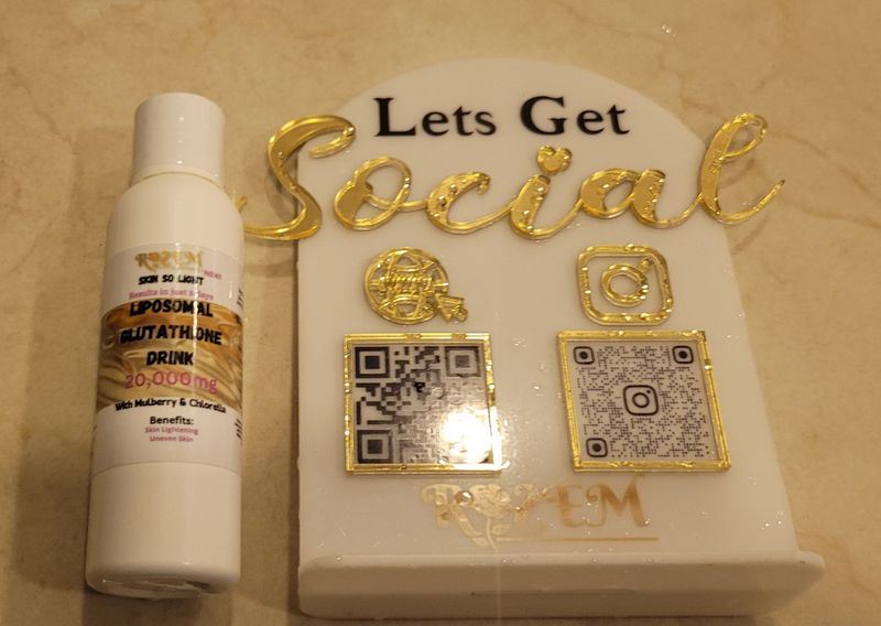 New!Glutathione 20,000mg Liposomal Skin So Bright Drink Supplement