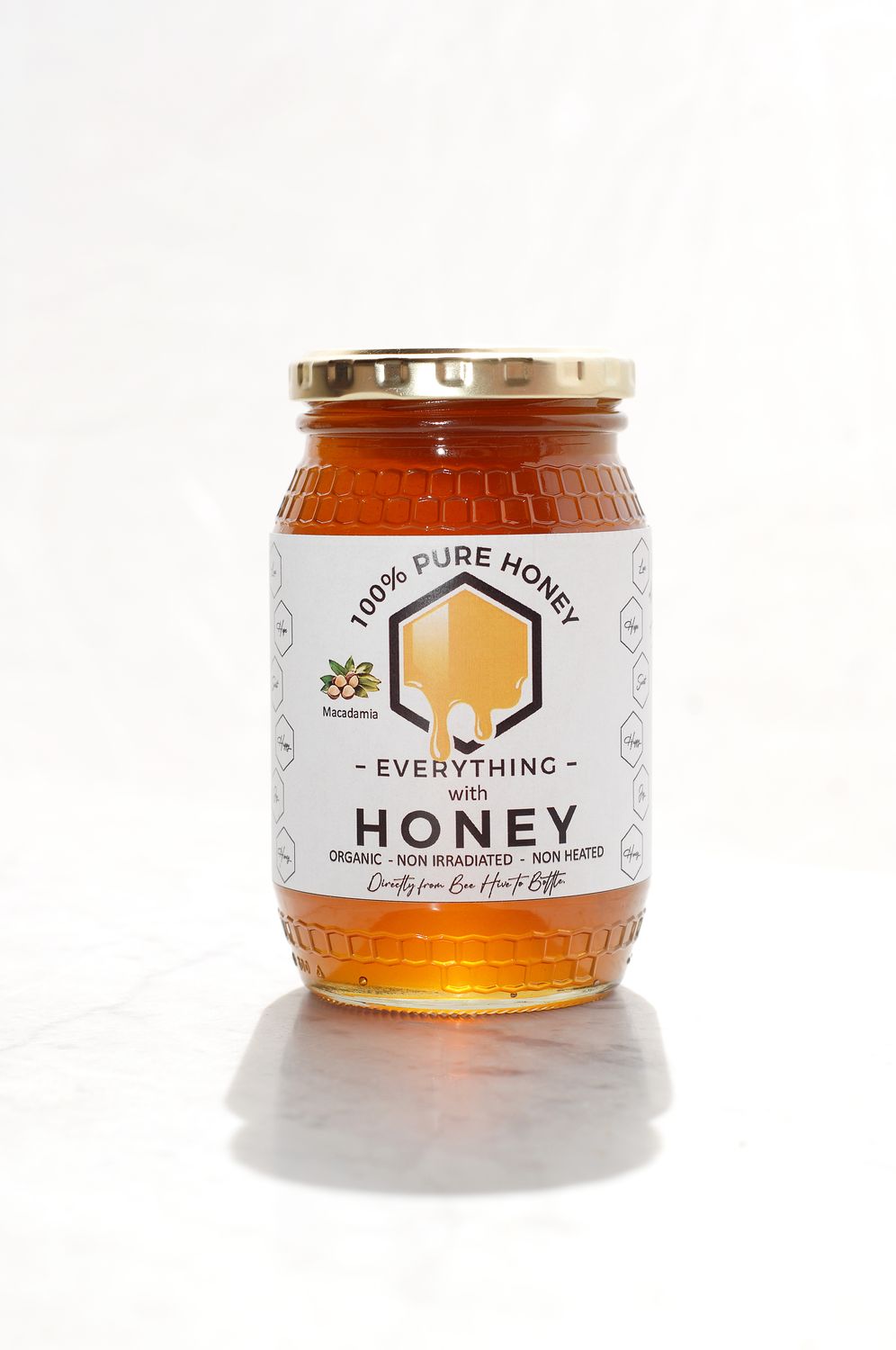 Macadamia Honey - Raw 100% Pure Honey - 500g - R100
