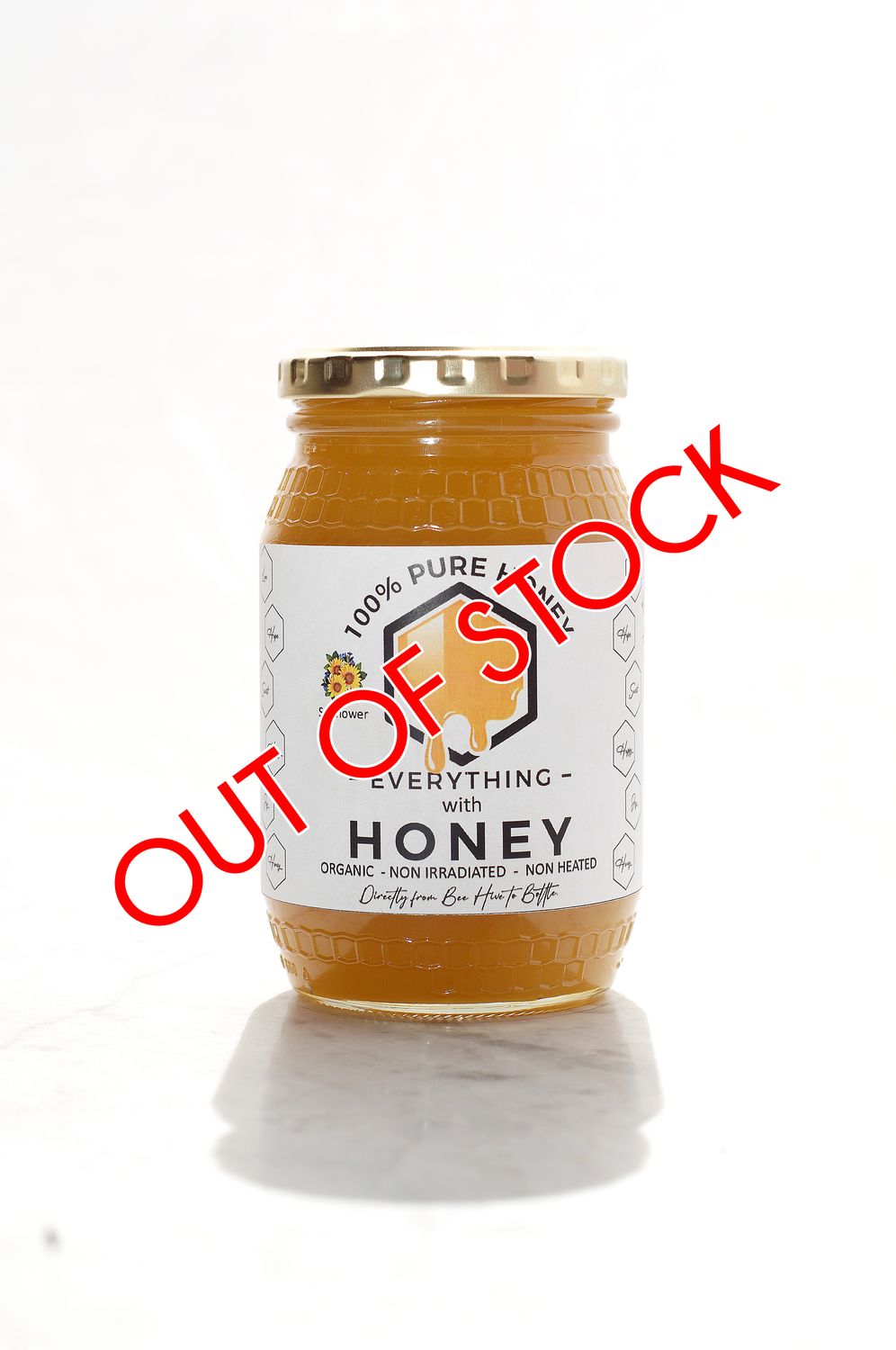 Sunflower Honey - Raw 100% Pure Honey - 500g - R100