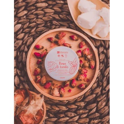 Crema mani rosa e karité
