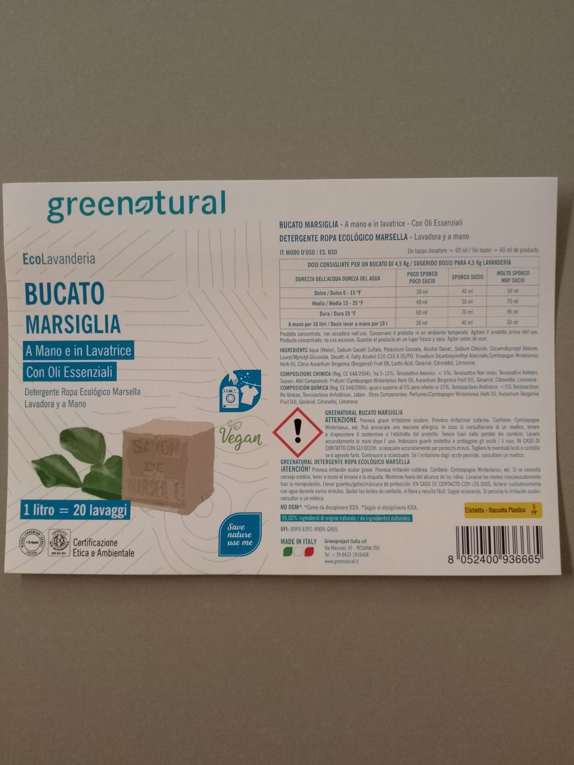 BUCATO MARSIGLIA