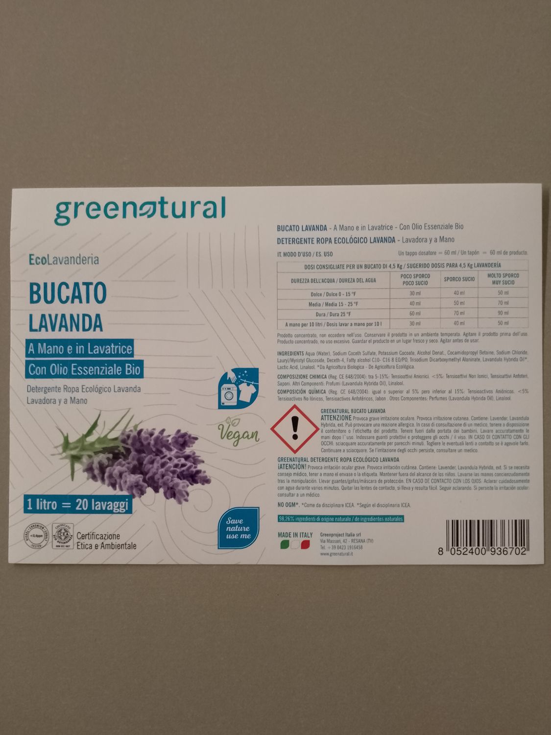BUCATO LAVANDA