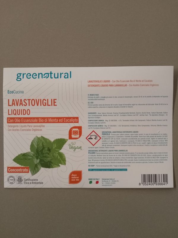 detersivo LAVASTOVIGLIE