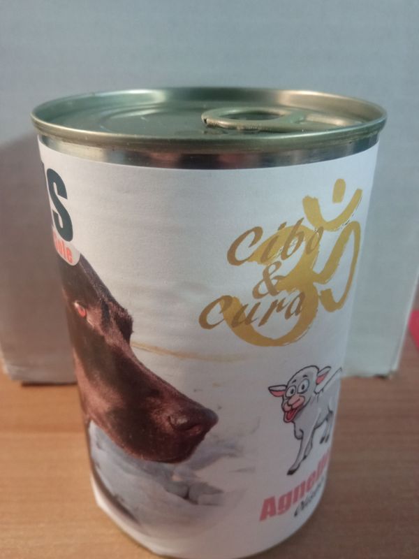 MANGUS DEL SOLE - Ragù di Agnello senza cereali umido per cani 400gr