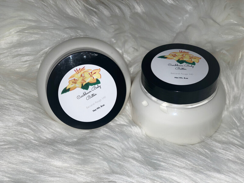Caribbean Baccarat Rouge Body Butter 8oz