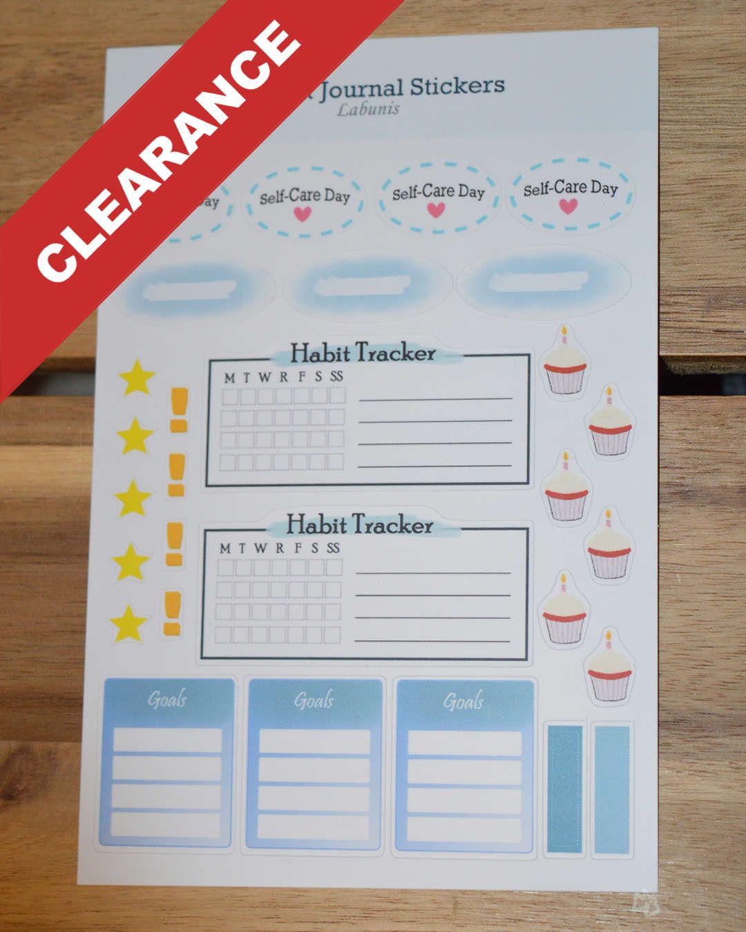 CLEARANCE: Planning Journal 6x4 Sticker Sheet