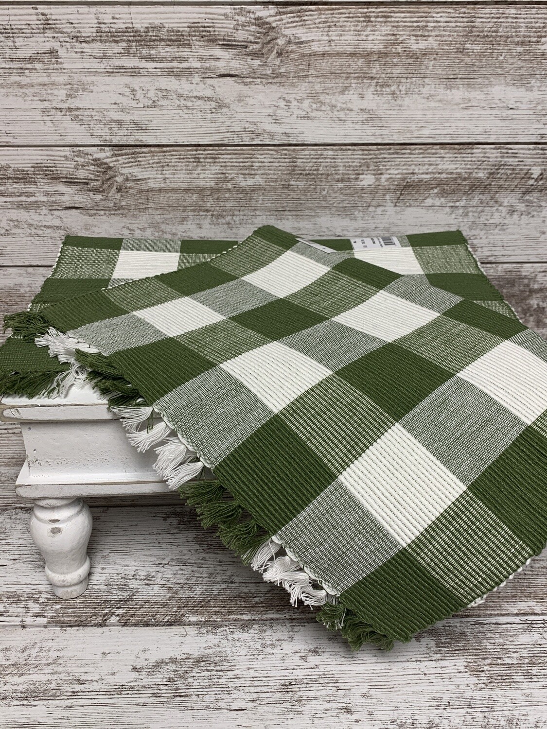 Sage Buffalo Check Placemat