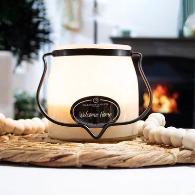 16oz Butter Jar Welcome Home