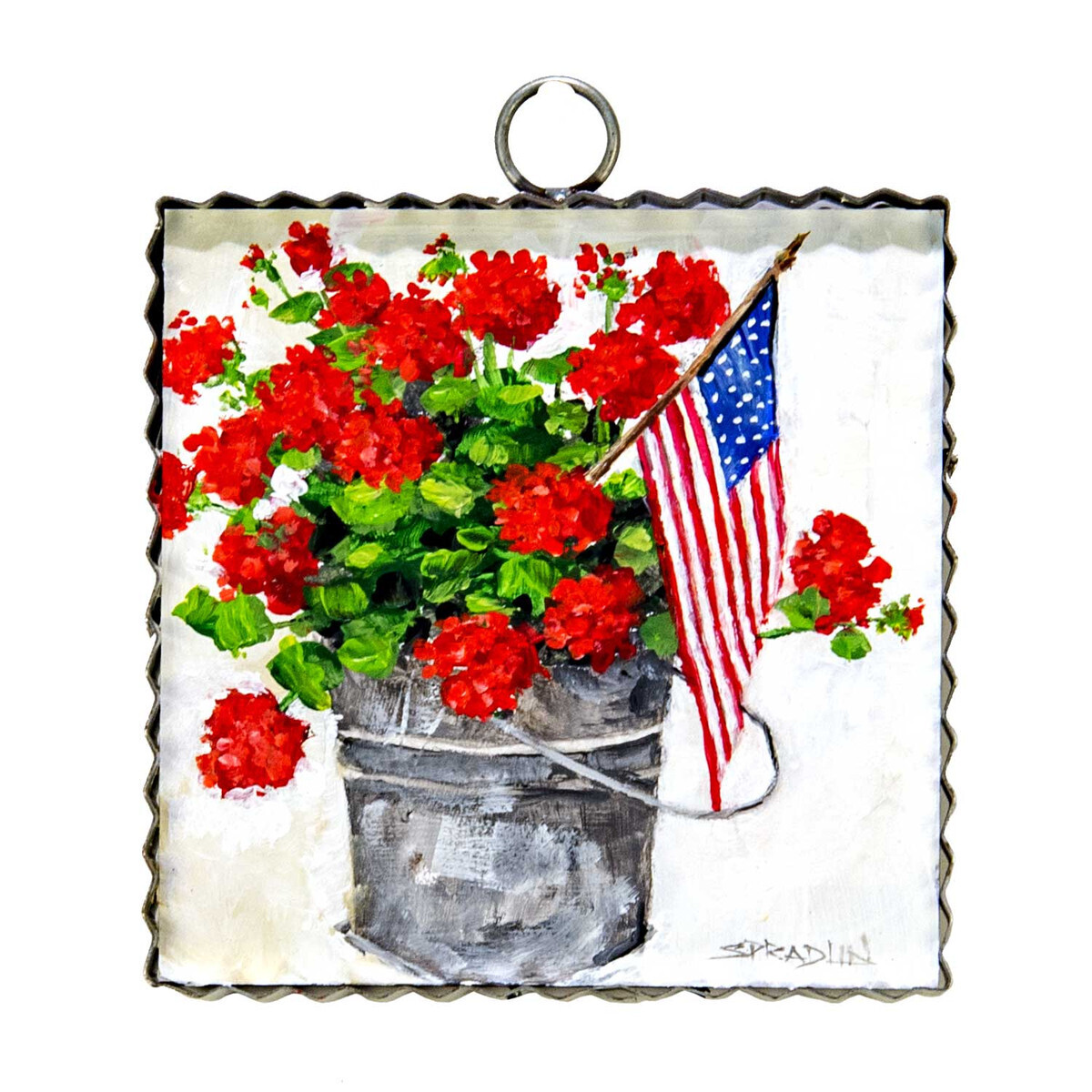 Bucket Of Geraniums Mini Gallery