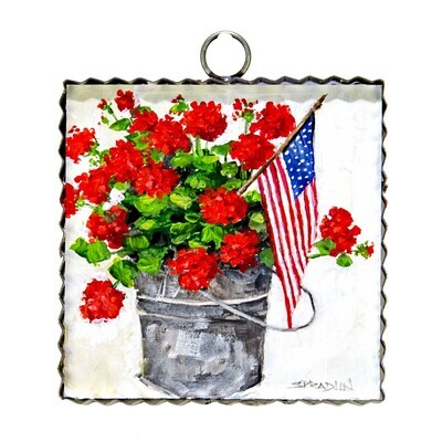 Bucket Of Geraniums Mini Gallery